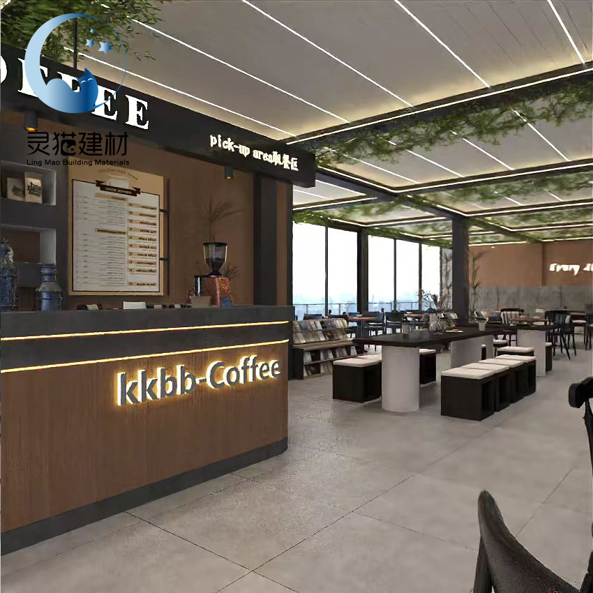 商用電動(dòng)翻轉(zhuǎn)百葉帶燈光